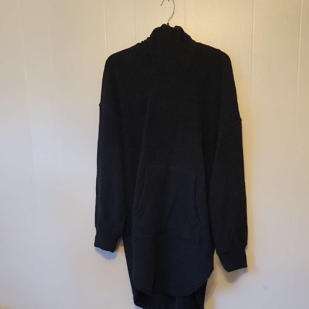 FP Beach Black Long Sleeve Pullover Sweater